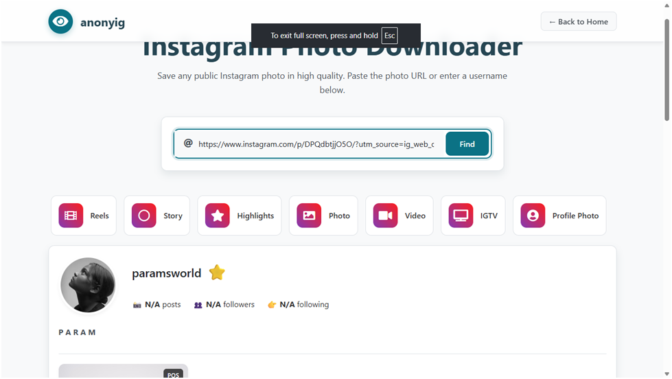 Paste the link