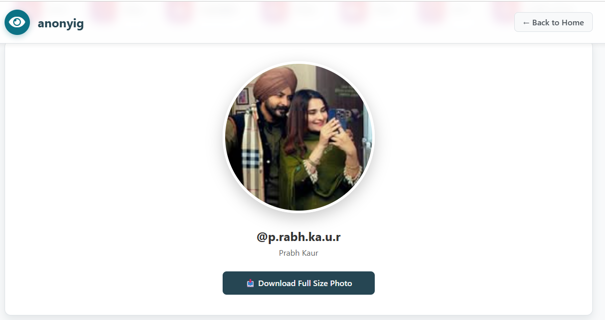 Paste Profile URL
