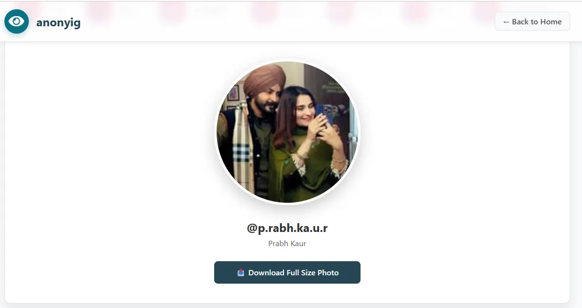 Paste Profile URL