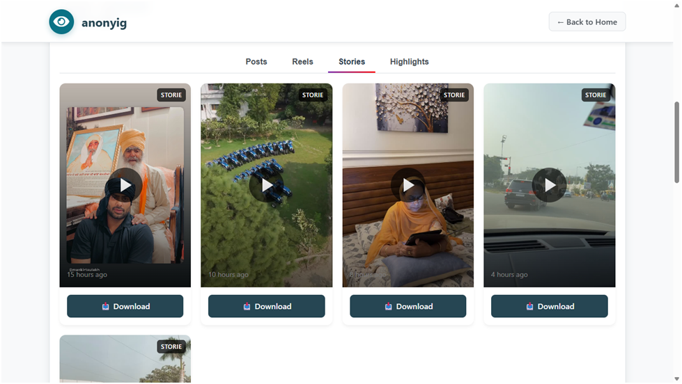 Browse the stories