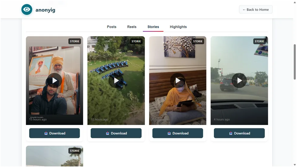 Browse the stories