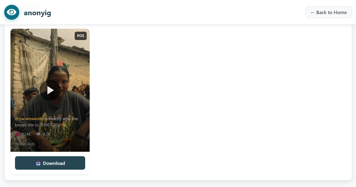 Paste the link into the search box